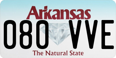 AR license plate 080VVE