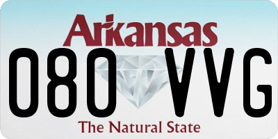 AR license plate 080VVG