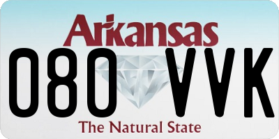 AR license plate 080VVK
