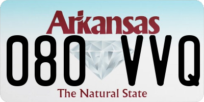 AR license plate 080VVQ