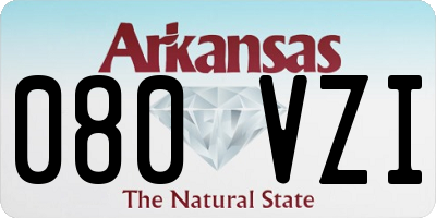 AR license plate 080VZI