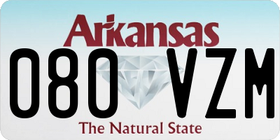 AR license plate 080VZM