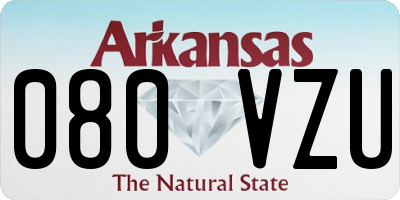 AR license plate 080VZU