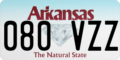 AR license plate 080VZZ