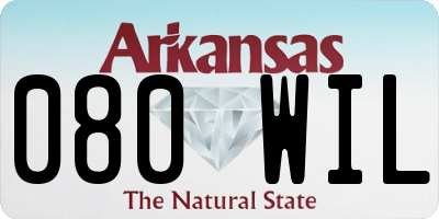 AR license plate 080WIL