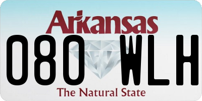 AR license plate 080WLH