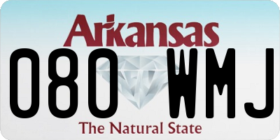 AR license plate 080WMJ