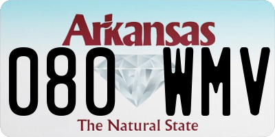 AR license plate 080WMV