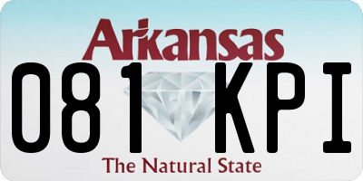 AR license plate 081KPI