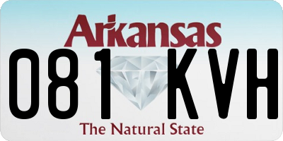 AR license plate 081KVH