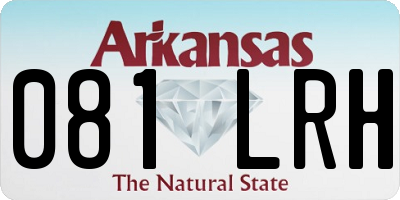 AR license plate 081LRH