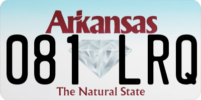 AR license plate 081LRQ