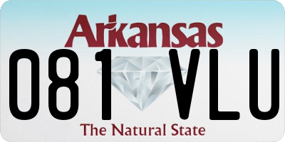 AR license plate 081VLU