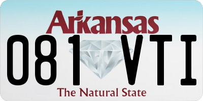 AR license plate 081VTI