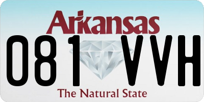 AR license plate 081VVH