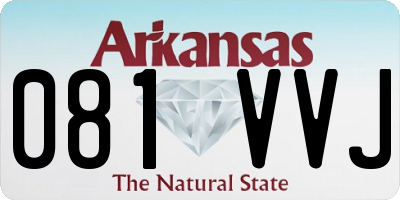 AR license plate 081VVJ