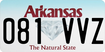 AR license plate 081VVZ