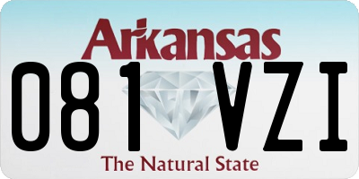 AR license plate 081VZI