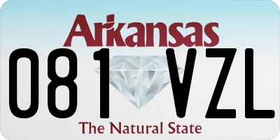 AR license plate 081VZL
