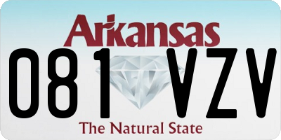AR license plate 081VZV