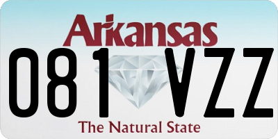 AR license plate 081VZZ