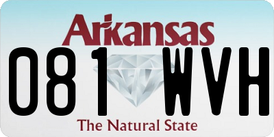AR license plate 081WVH