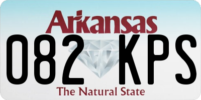 AR license plate 082KPS