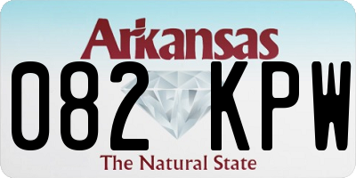 AR license plate 082KPW