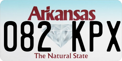 AR license plate 082KPX