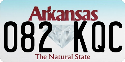AR license plate 082KQC