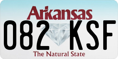 AR license plate 082KSF