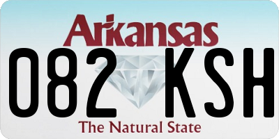 AR license plate 082KSH