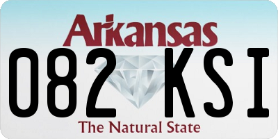 AR license plate 082KSI