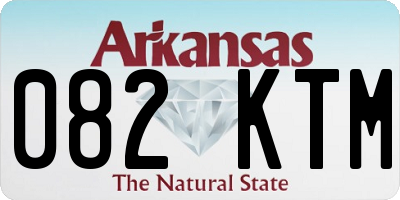 AR license plate 082KTM