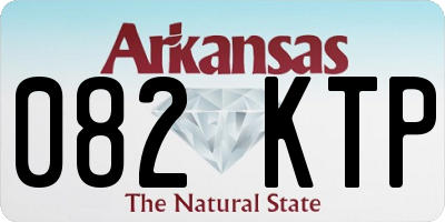 AR license plate 082KTP