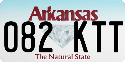 AR license plate 082KTT