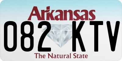 AR license plate 082KTV
