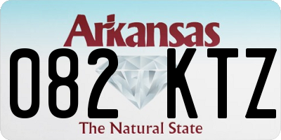 AR license plate 082KTZ
