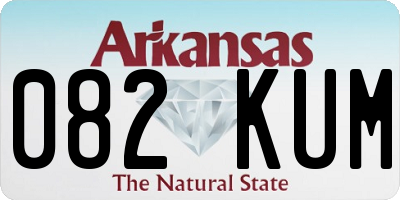 AR license plate 082KUM
