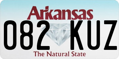 AR license plate 082KUZ
