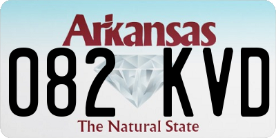 AR license plate 082KVD