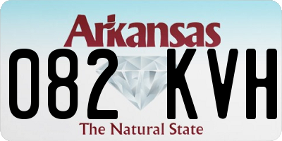 AR license plate 082KVH