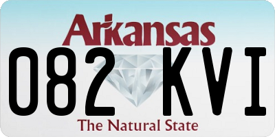 AR license plate 082KVI
