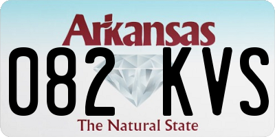 AR license plate 082KVS
