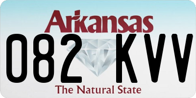 AR license plate 082KVV