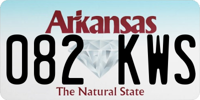 AR license plate 082KWS