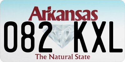 AR license plate 082KXL