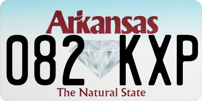 AR license plate 082KXP