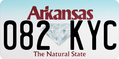 AR license plate 082KYC