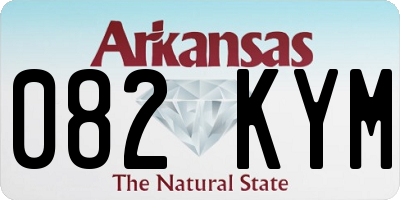 AR license plate 082KYM